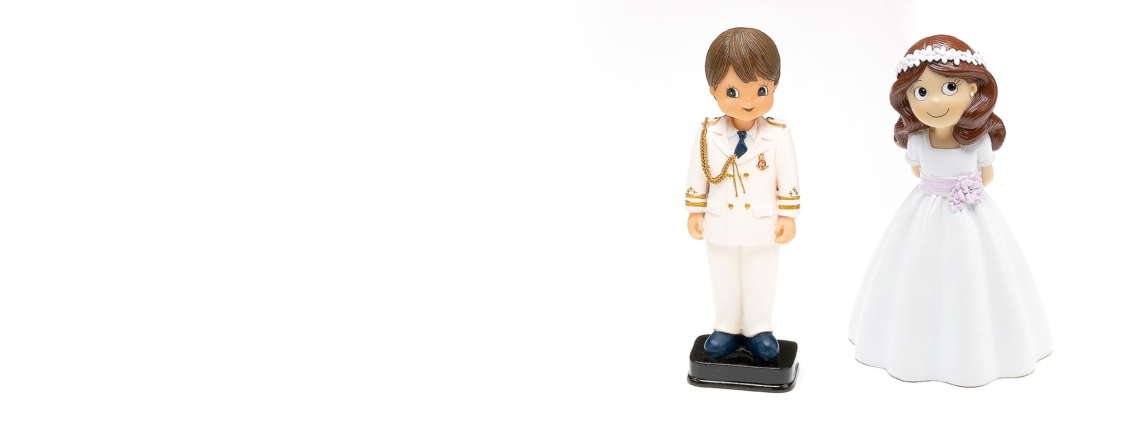 Figuras de tarta de comunión de niño o niña